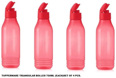TUPPERWARE 750 ml Plastic Bottle(Pack of 4, Red)