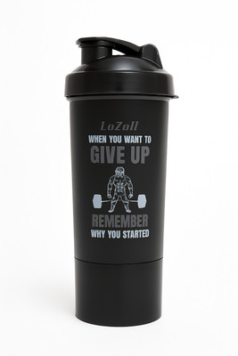 Pson's 800 ml Plastic Shaker(Pack of 1, Black)