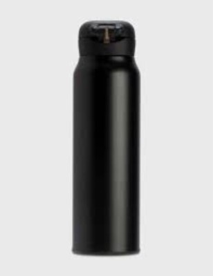 Rlsb WATER_BOTTLE_24 0.5 ml Flask(Pack of 1, Black, Steel)