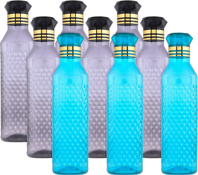 KUBER INDUSTRIES 1000 ml Plastic Bottle(Pack of 9, Multicolor)