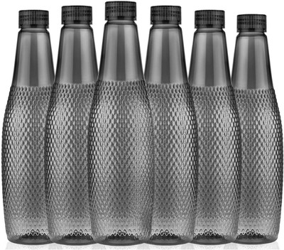 PMAKE 1000 ml Plastic Bottle(Pack of 6, Multicolor)