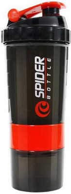 Auden 500 ml Plastic Shaker(Pack of 1, Red)