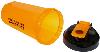 Piru 700 ml Plastic Shaker(Pack of 1, Orange)