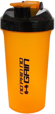 Piru 700 ml Plastic Shaker(Pack of 1, Orange)