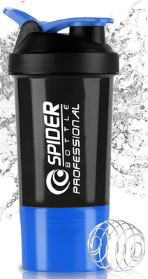 Dassio 500 ml Plastic Shaker(Pack of 1, Blue)