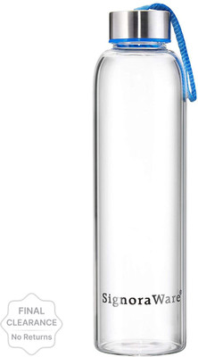 Signoraware Star Aqua 500 Ml Bottle  (Pack Of 1, Clear, Glass) For Rs. 99 @ 73 %