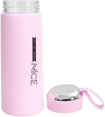 VsVStore 400 ml Plastic, Glass Bottle(Pack of 1, Pink)