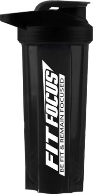 COOL INDIANS 700 ml Plastic Shaker(Pack of 1, Black)