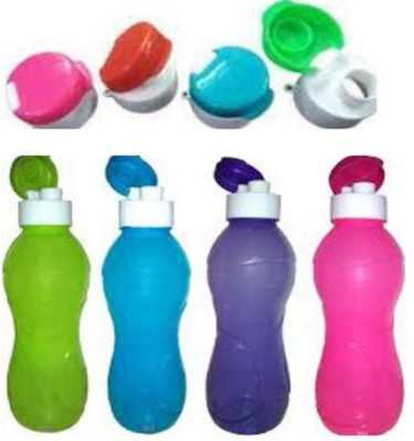 PADMAVATHI ENTERPRISES 1000 ml Plastic Bottle(Pack of 6, Multicolor)