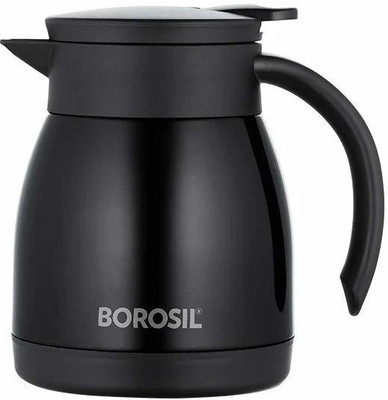 BOROSIL 500 ml Steel Flask(Pack of 1, Black)