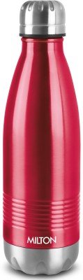MILTON Duo DLX 750 Thermosteel 24 Hours Hot and Cold Water Bottle, Maroon 700 ml Flask(Pack of 1, Maroon, Steel)
