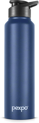 pexpo 1000 ml Steel Bottle(Pack of 1, Blue)