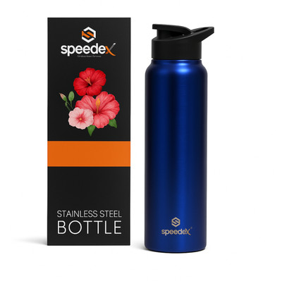 SPEEDEX 1000 ml Steel Sipper(Pack of 1, Blue)