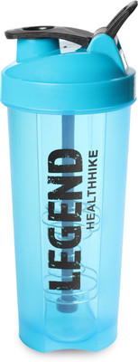 HealthHike 700 ml Plastic Shaker(Pack of 1, Blue)