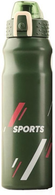 3D METRO SUPER STORE 600 ml Steel Flask(Pack of 1, Green)