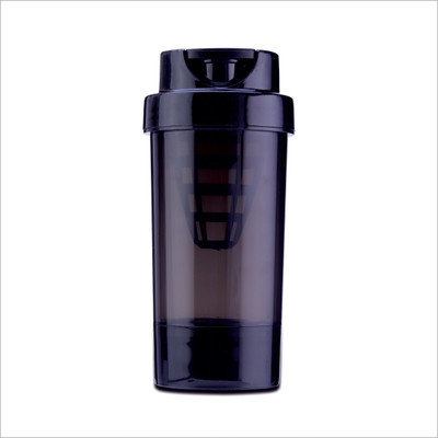 Trueware 500 ml Plastic Shaker(Pack of 1, Black)