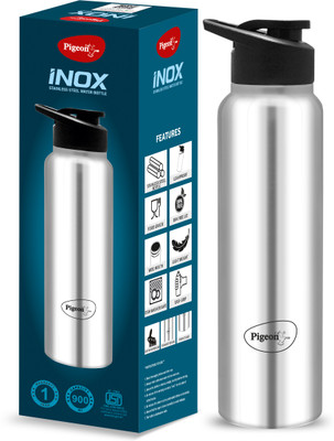 Pigeon Inox 900 ml Steel Bottle(Pack of 1, Silver)