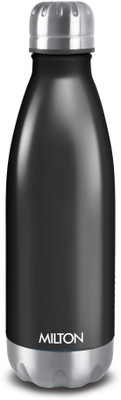 MILTON 700 ml Steel Flask(Pack of 1, Black)