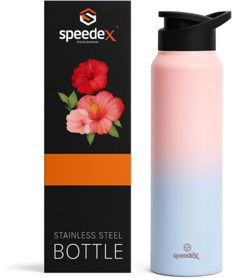 SPEEDEX 1000 ml Stainless Steel Bottle(Pack of 1, Pink, Blue)