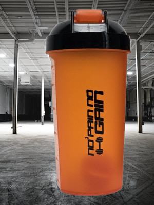 Boldblossom 700 ml Plastic Shaker(Pack of 1, Orange)