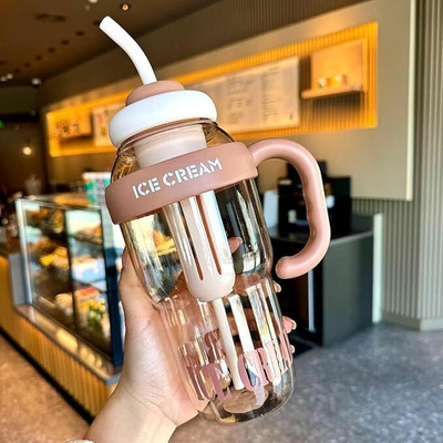 advik mart 1300 ml Plastic Sipper(Pack of 1, Beige)