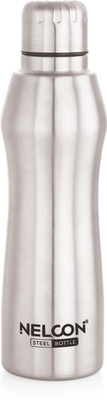 Nelcon 750 ml Stainless Steel Bottle(Pack of 1, Silver)
