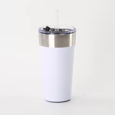 3D METRO SUPER STORE 500 ml Steel Flask(Pack of 1, White)