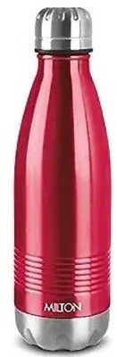 MILTON Duo DLX 1000 Thermosteel 24 Hours Hot and Cold Water Bottle 1000 ml Bottle(Pack of 1, Maroon, Steel)