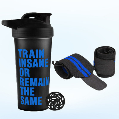 TRUE INDIAN 700 ml Plastic Shaker(Pack of 2, Blue)