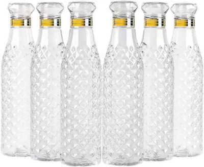 DN Enterprises 1000 ml Plastic Bottle(Pack of 6, Clear)