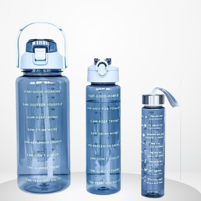 RR Lifestyle Hub 3200 ml Plastic Bottle(Pack of 3, Blue)