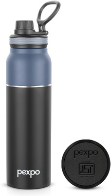 pexpo 940 ml Steel Flask(Pack of 1, Grey)