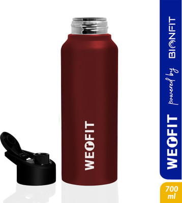 WErFIT 700 ml Steel Shaker(Pack of 1, Red)