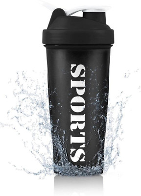 Skaaai 700 ml Plastic Shaker(Pack of 1, Black)