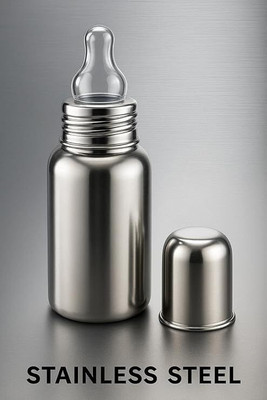 Tylos 200 ml Steel Bottle(Pack of 1, Silver)