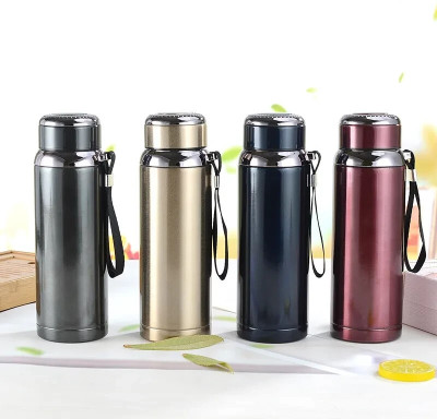 GHORAI ENTERPRISE 1000 ml Stainless Steel Flask(Pack of 1, Gold, Maroon, Blue, Multicolor)