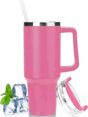 anjaneya enterprise 1200 ml Steel Sipper(Pack of 1, Pink)