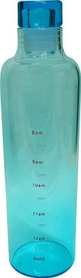 Ceepoo 500 ml Borosilicate Glass Bottle(Pack of 1, Blue)