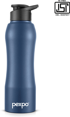 pexpo 1000 ml Steel Bottle(Pack of 1, Blue)
