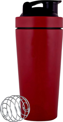 Dassio 750 ml Steel Shaker(Pack of 1, Red)