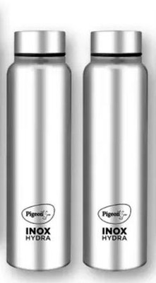 Pigeon 700 ml Steel Bottle(Pack of 2, Steel/Chrome)