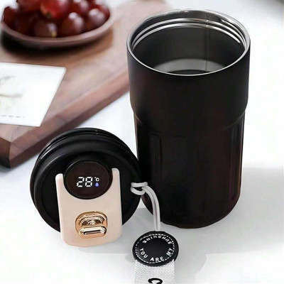 UNIQUE TOHFAA 400 ml Steel Sipper(Pack of 1, Black)