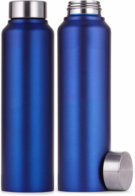 acero inox 2000 ml Steel Bottle(Pack of 2, Blue)