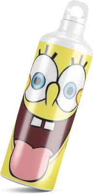 sublix CHEESE CARTOON 600ml _new 600 ml Sipper(Pack of 1, White, Aluminium)
