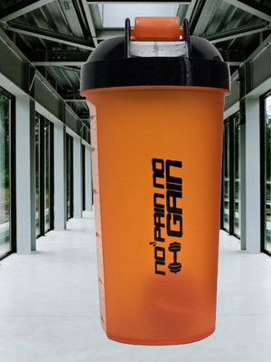 Boldblossom 700 ml Plastic Shaker(Pack of 1, Orange)
