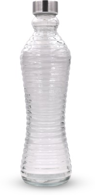 Sanjeev Kapoor Plain Glass Bottle 1 L - Set Of 1 Pcs 1000 ml Bottle(Pack of 1, Clear, Glass)
