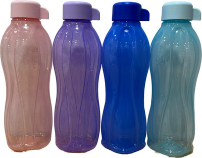 TUPPERWARE 500 ml Plastic Bottle(Pack of 4, Multicolor)