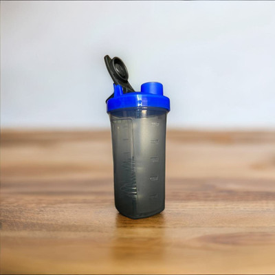EagleWell 600 ml Plastic Shaker(Pack of 1, Blue)