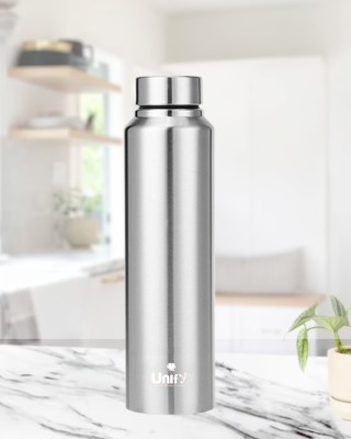 UNIFY 1 Litre Stainless Steel Saturn Fridge Bottle/ Office Bottle/ Sports 1000 ml Bottle(Pack of 1, Silver, Steel)