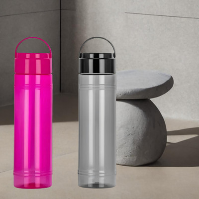 Glamezone Premium Quality Water Bottle Set Of 2 Piece 1000 ml Bottle(Pack of 2, Multicolor, Plastic)